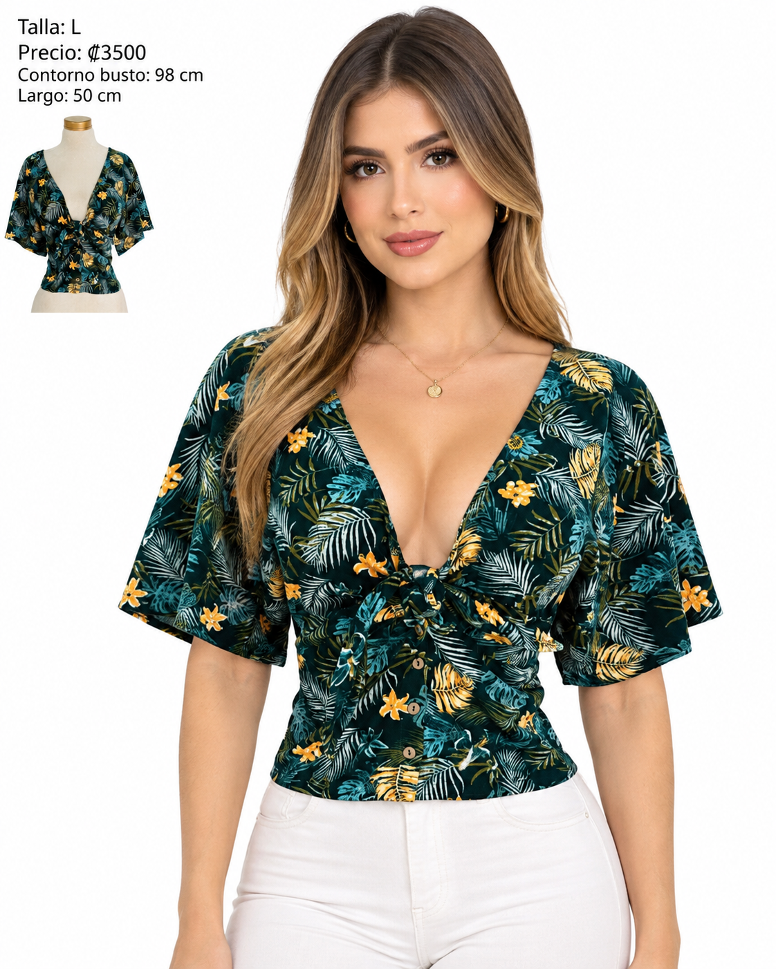 Blusa hojas