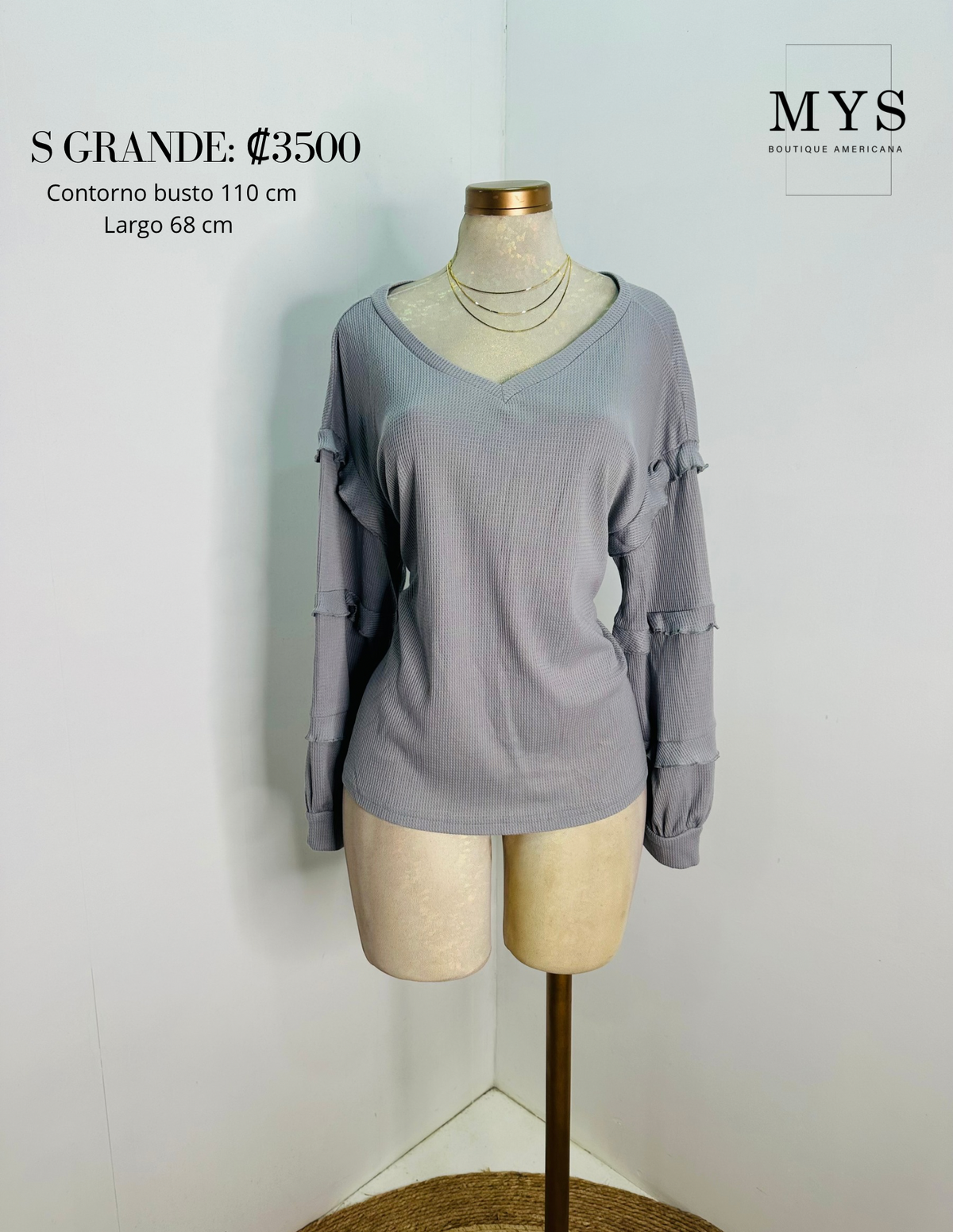 Blusa gris