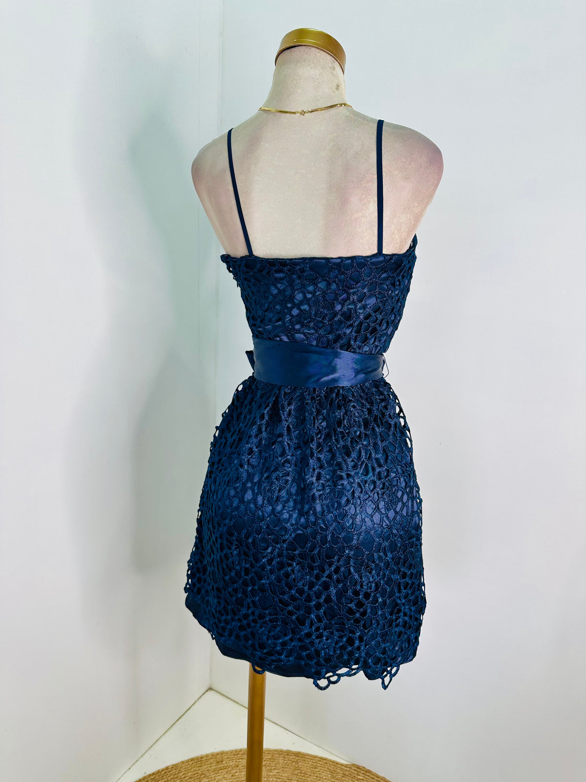 Vestido encaje azul