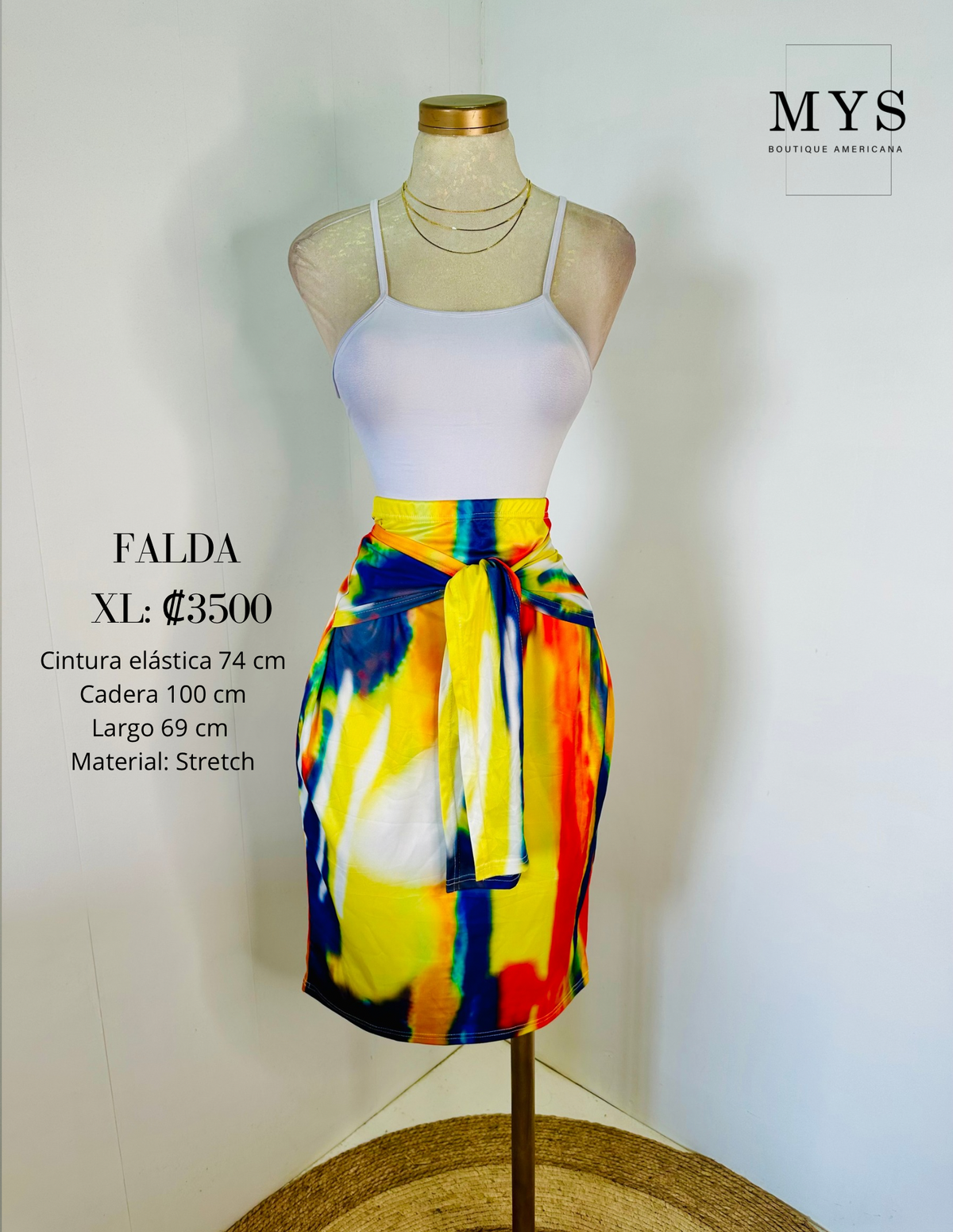 Falda colores