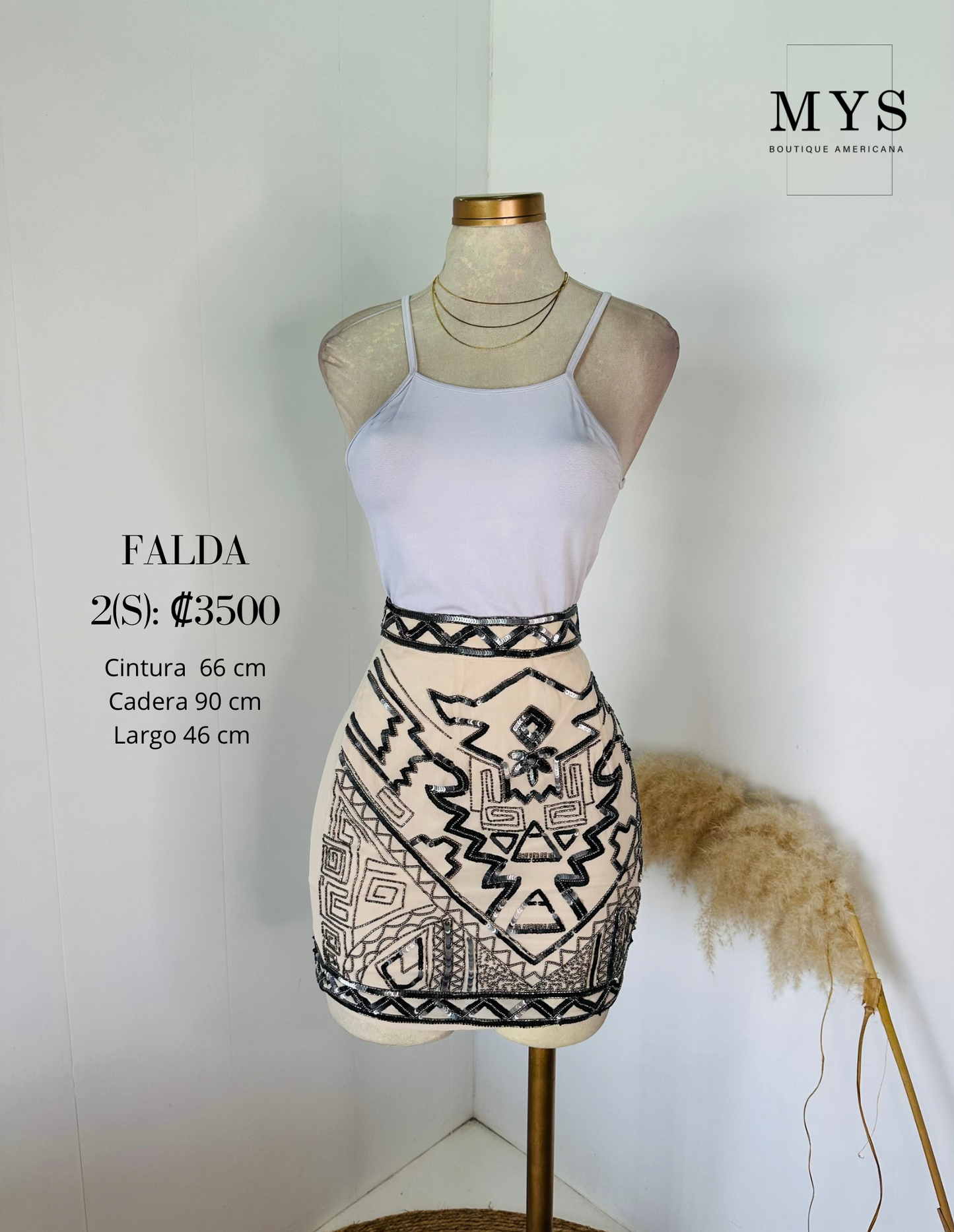Falda lentejuelas