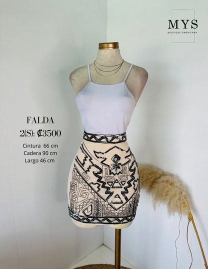 Falda lentejuelas