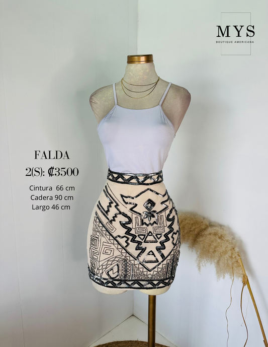 Falda lentejuelas