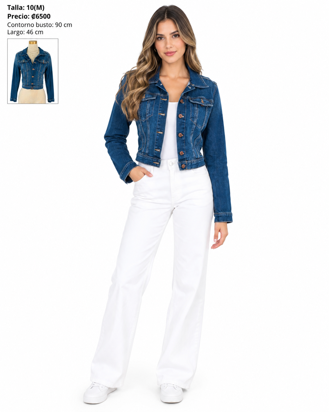 Jacket mezclilla