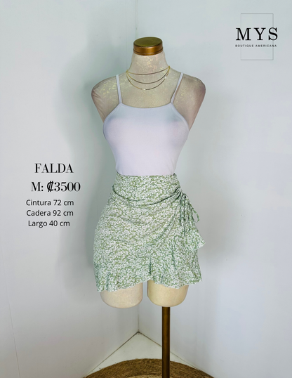 Falda verde