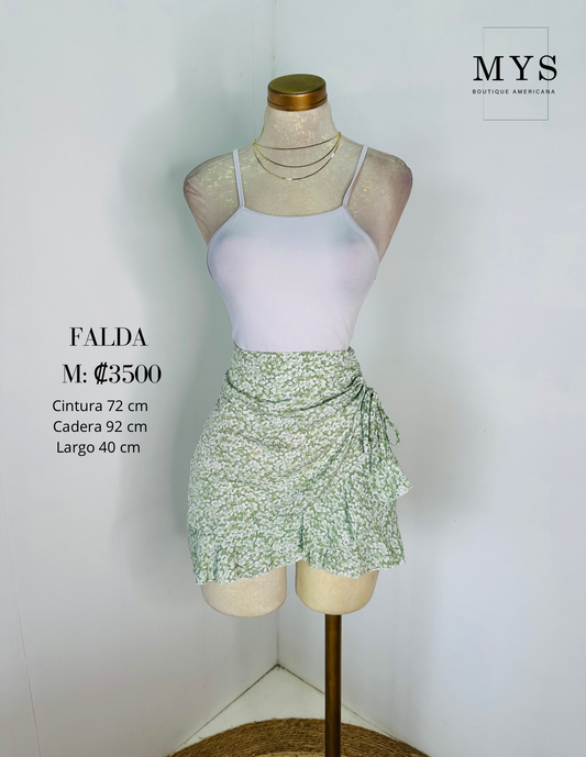 Falda verde
