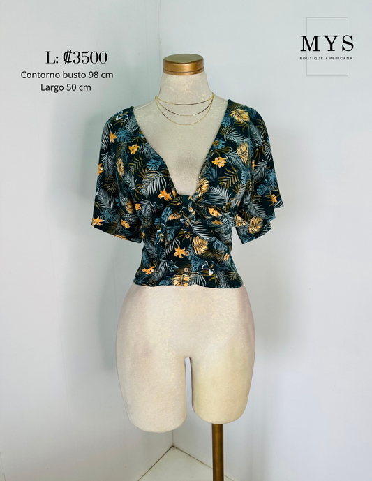 Blusa hojas