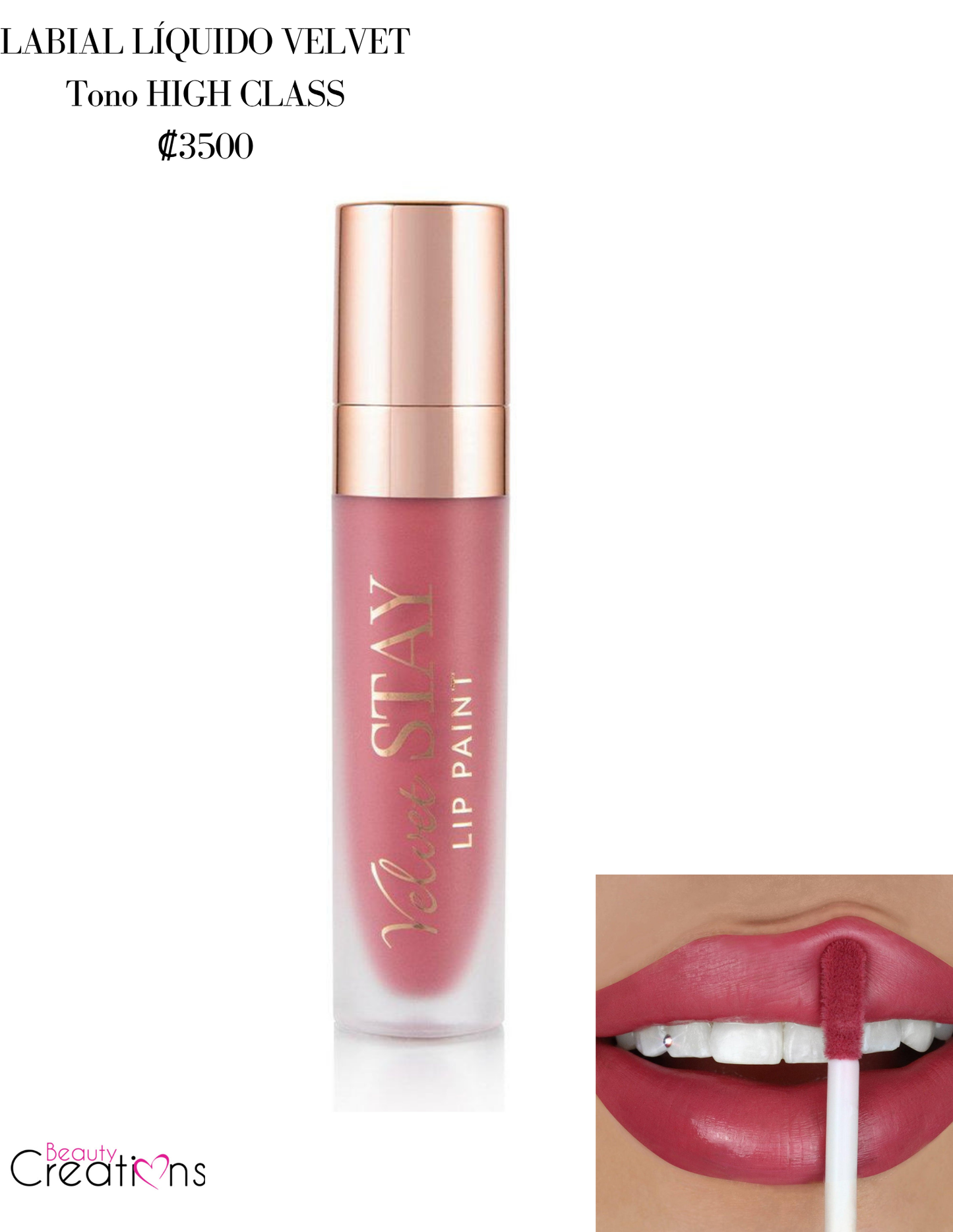 Labial líquido Velvet