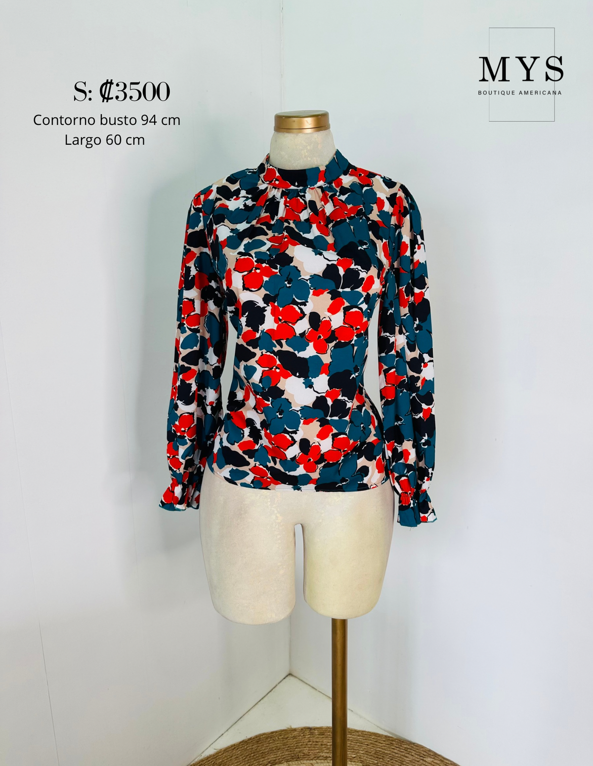 Blusa flores