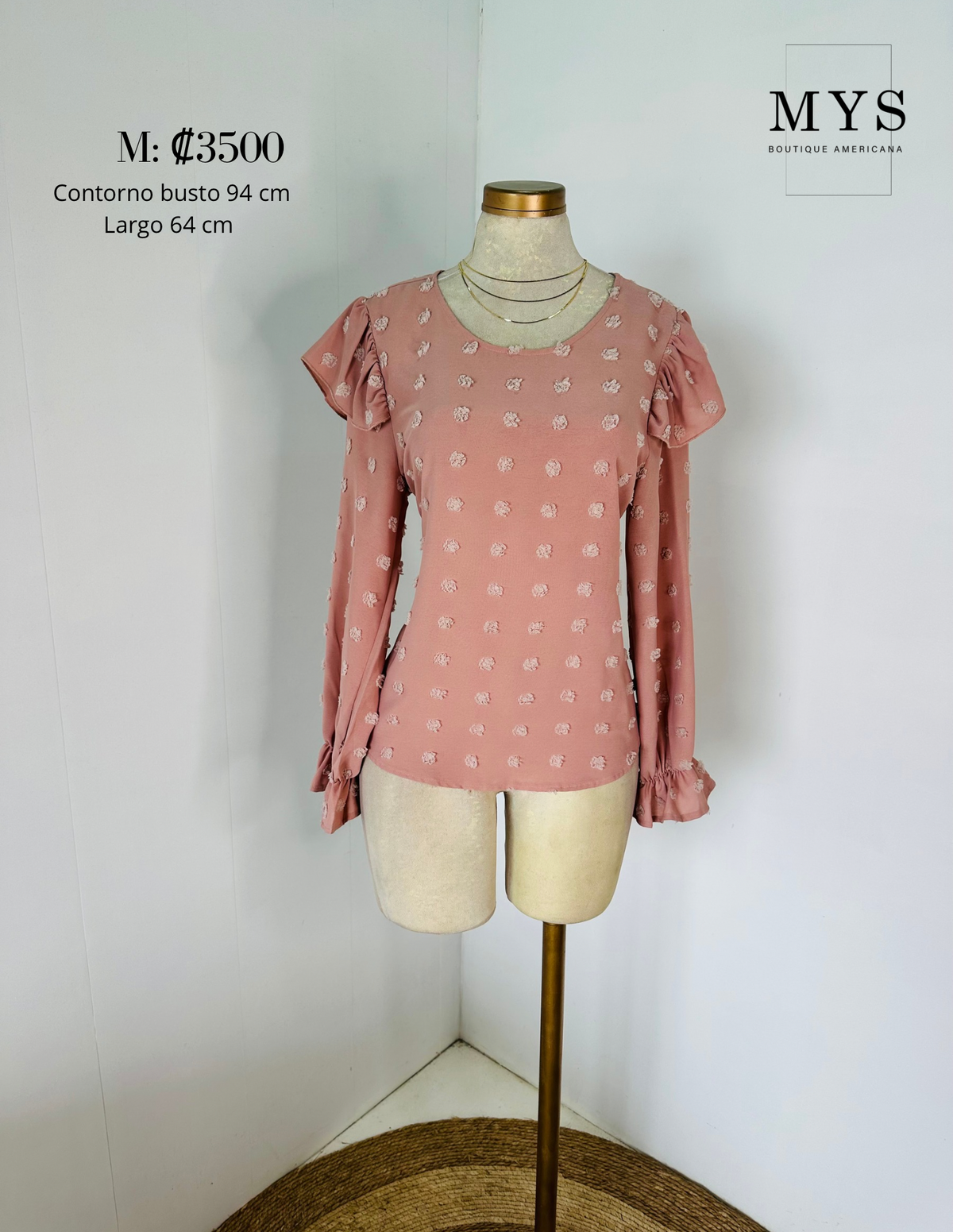 Blusa rosa