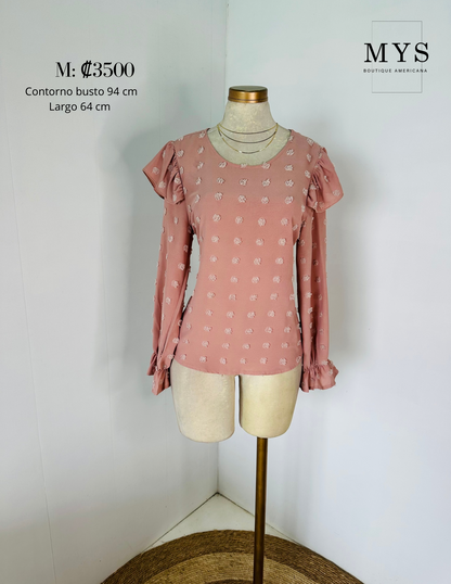 Blusa rosa