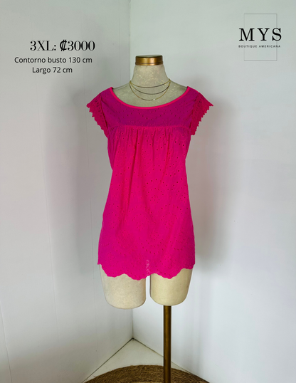 Blusa fucsia