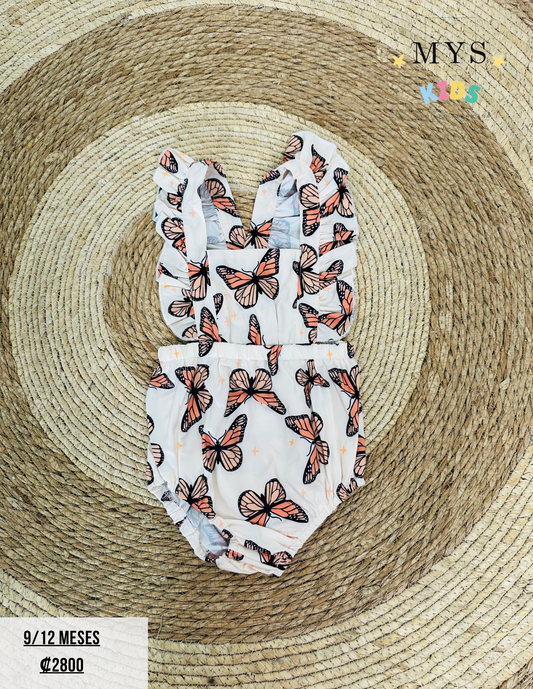Overol mariposas