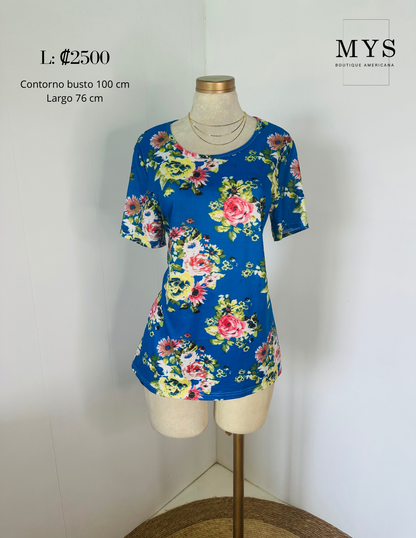Blusa flores