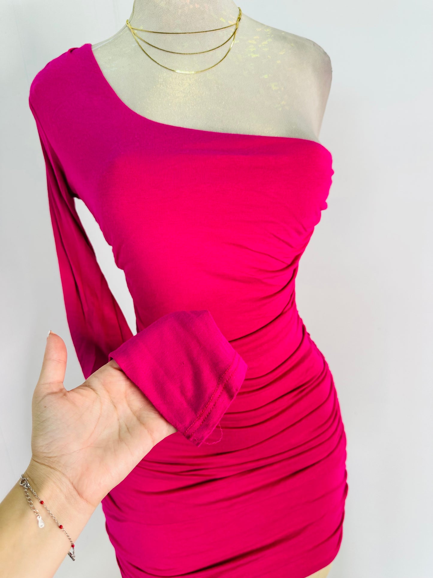 Vestido fucsia