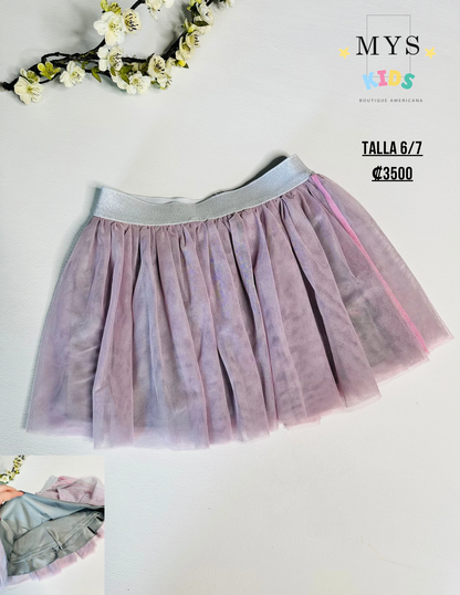 Falda short niña