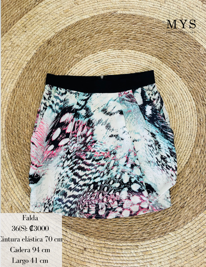 Falda print