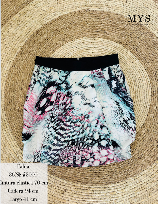 Falda print