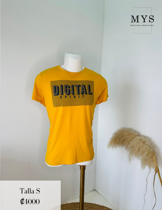 Camisa mostaza