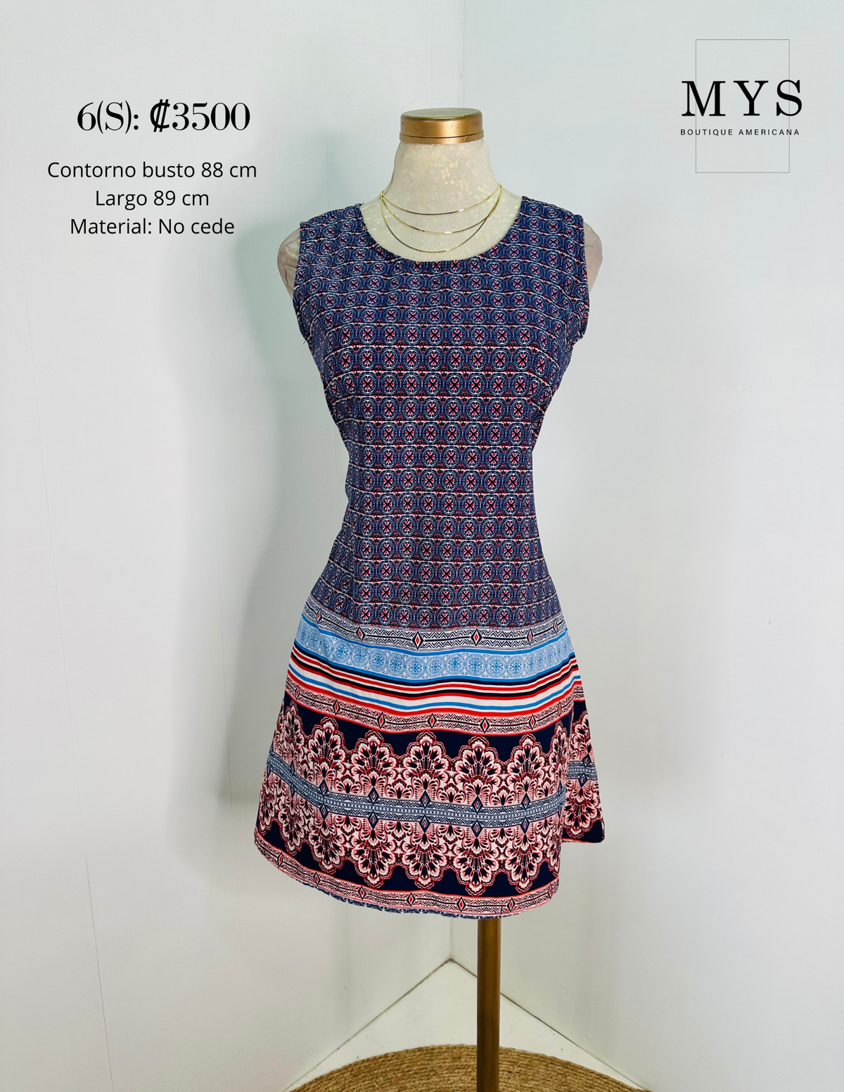 Vestido estampado