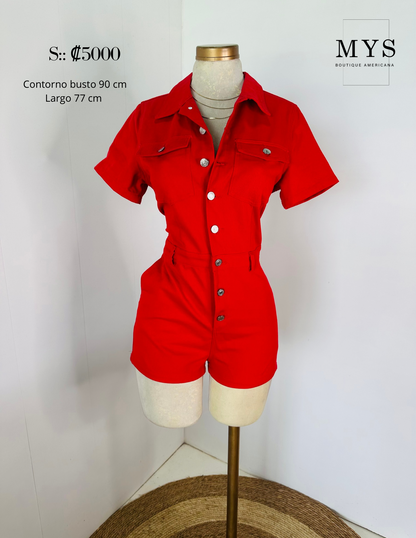 Enterizo rojo