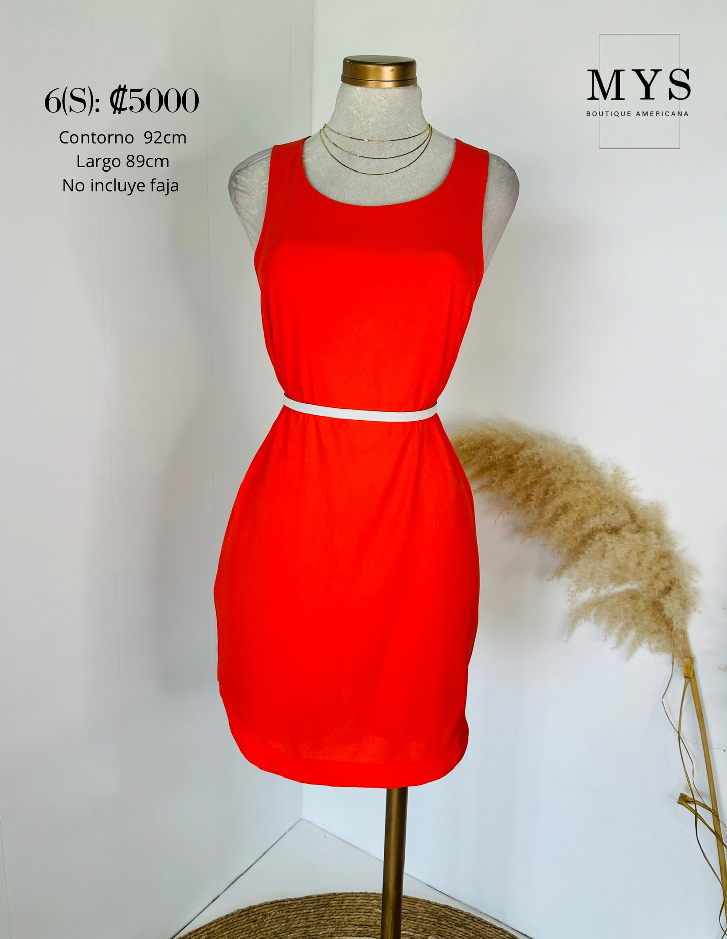Vestido naranja