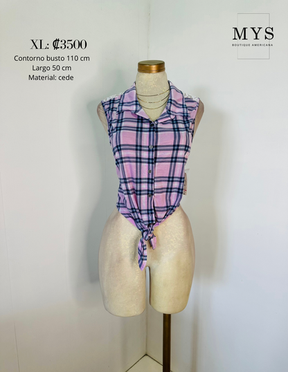 Blusa cuadros