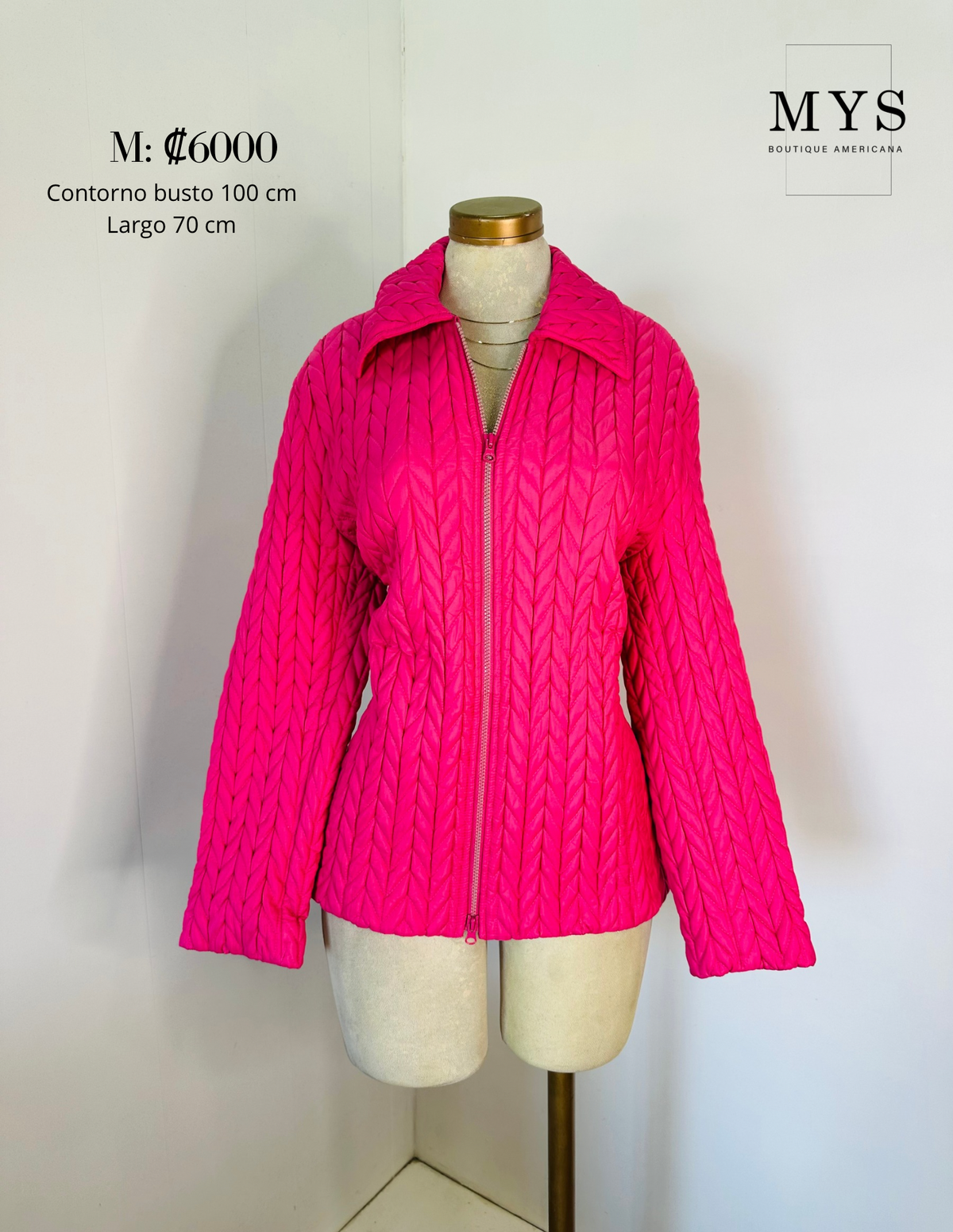 Abrigo fucsia