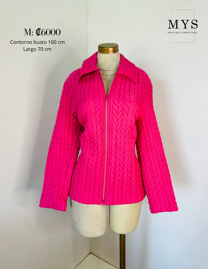 Abrigo fucsia