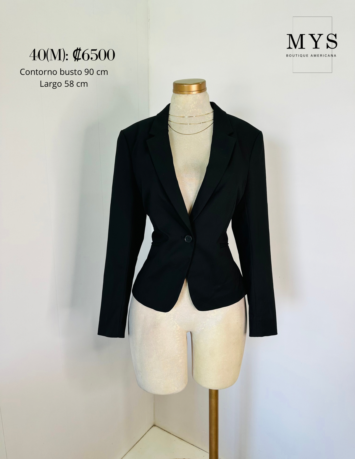 Blazer negro