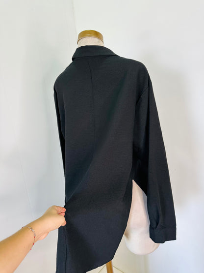 Blusa manga larga negra