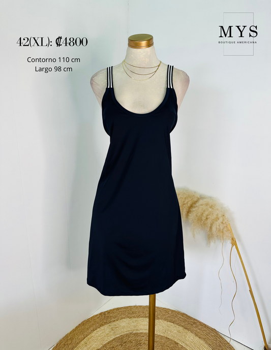 Vestido estilo deportivo azul