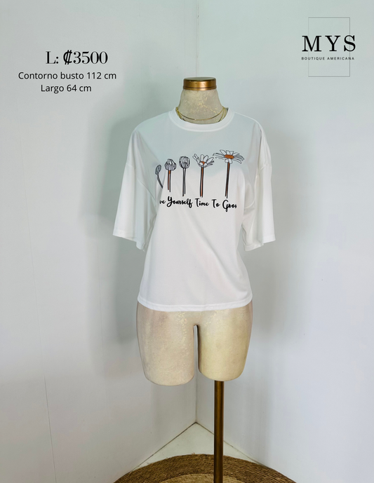 Blusa flores