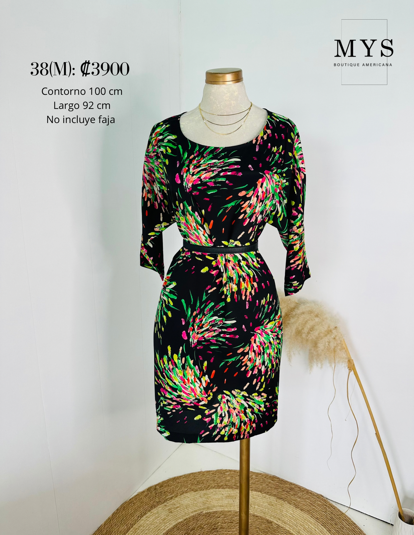 Vestido negro colores
