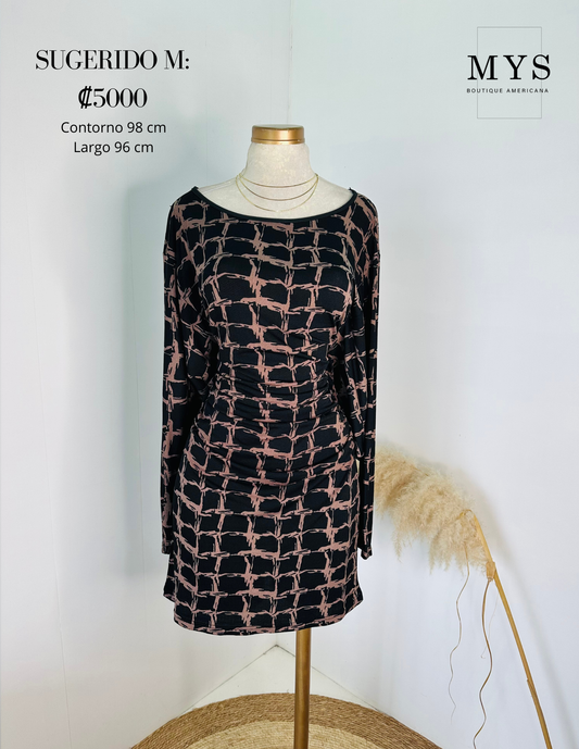 Vestido manga larga