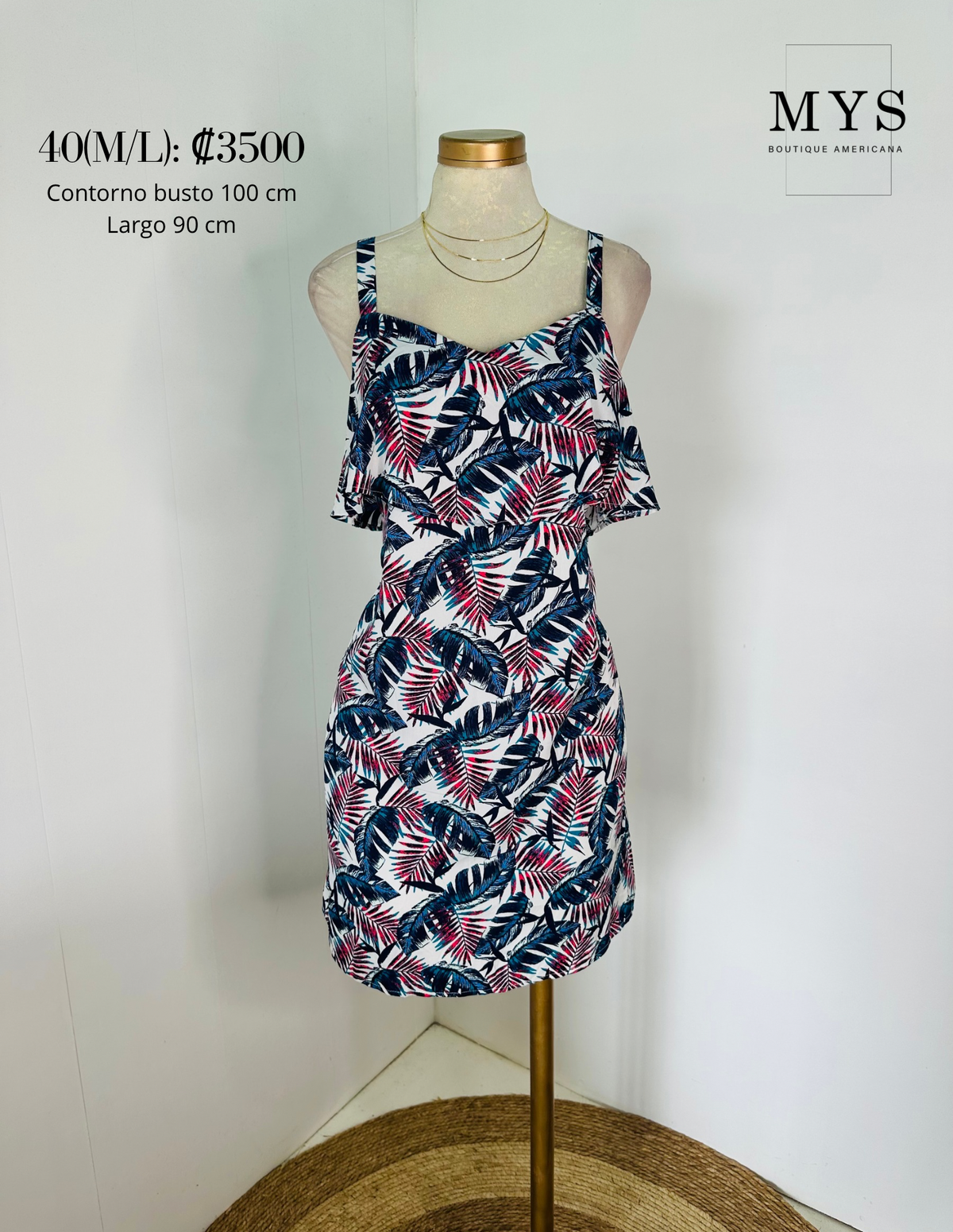 Vestido hojas