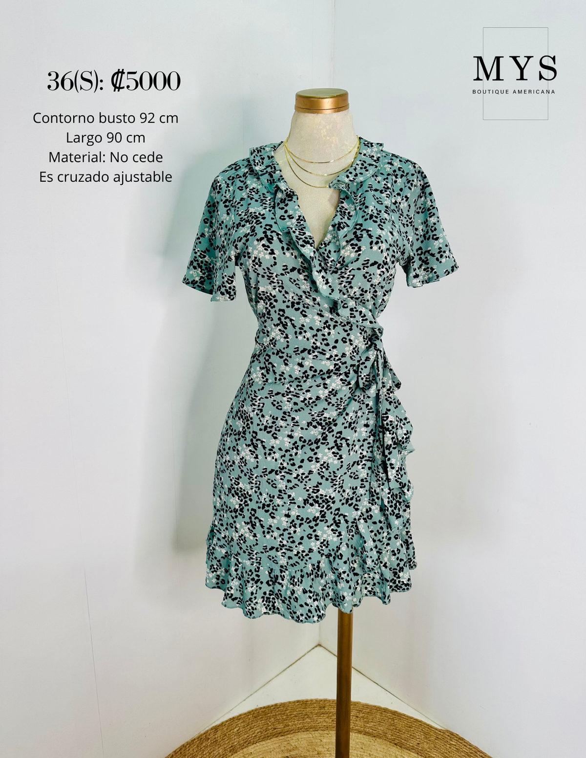 Vestido cruzado
