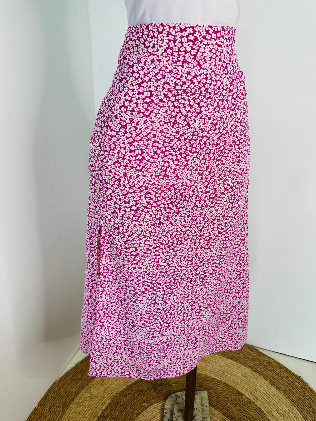 Falda larga estampada