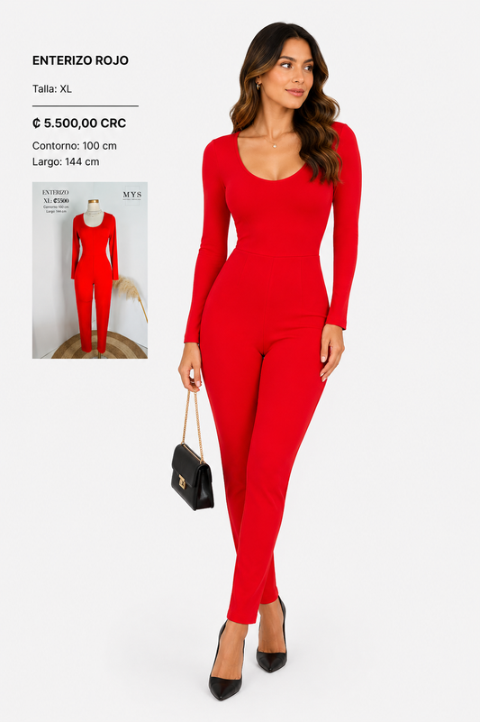 Enterizo rojo