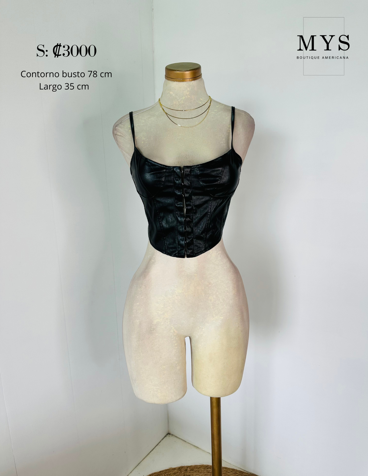 Blusa cuerina