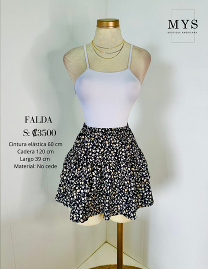 Falda estampada