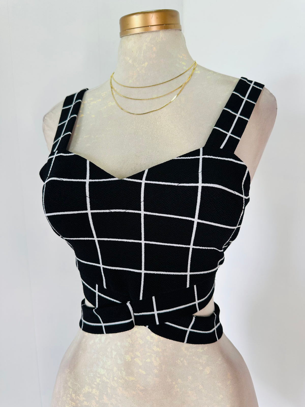 Blusa negra rayas