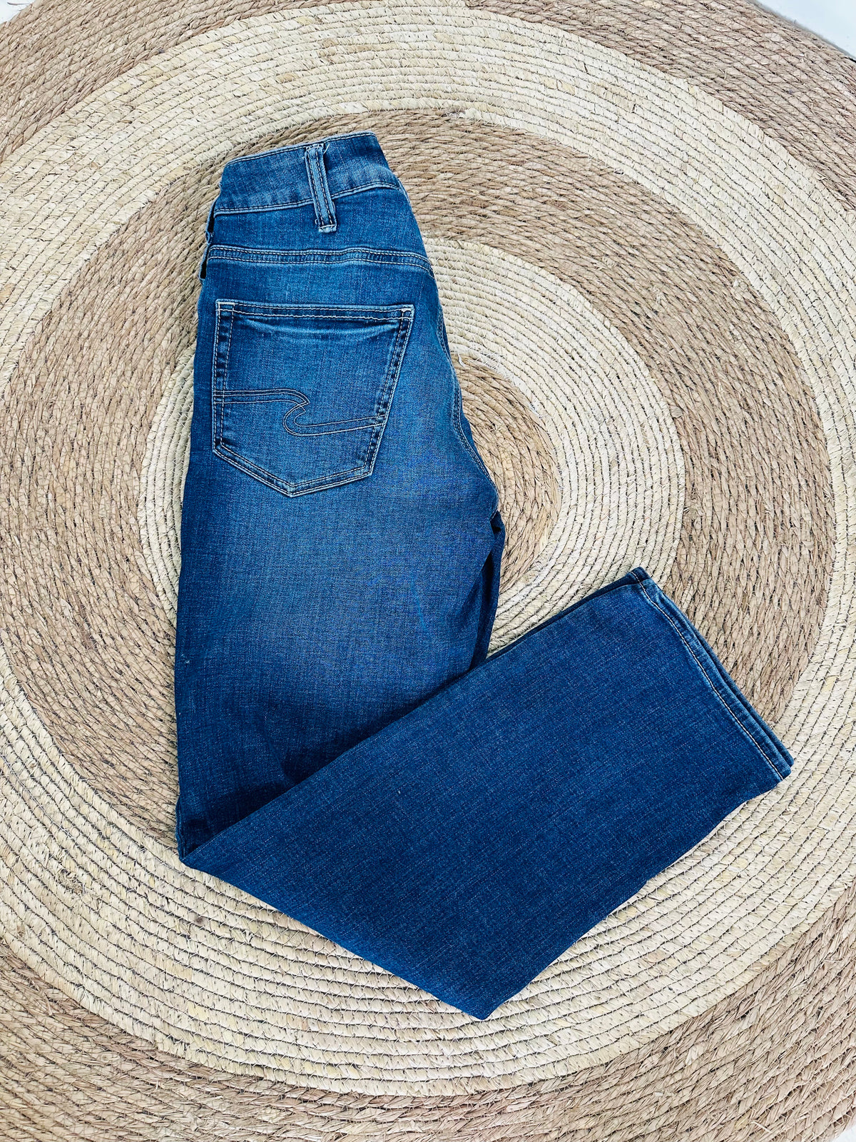 Pantalón azul recto