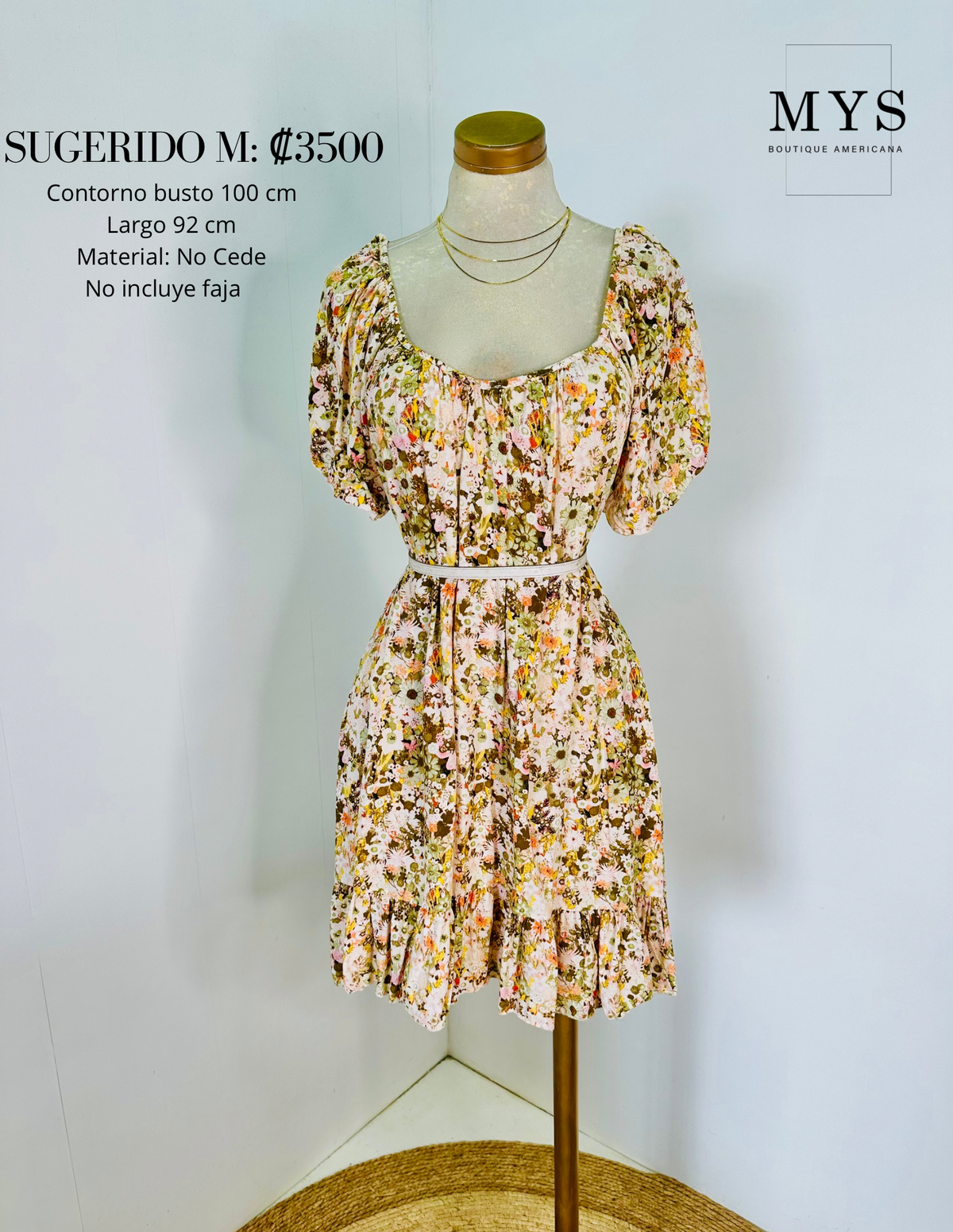 Vestido flores