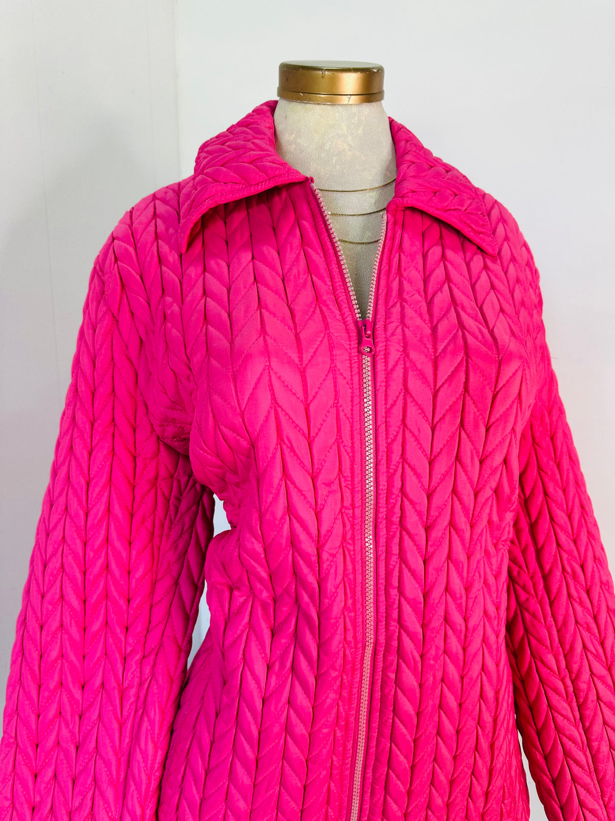 Abrigo fucsia