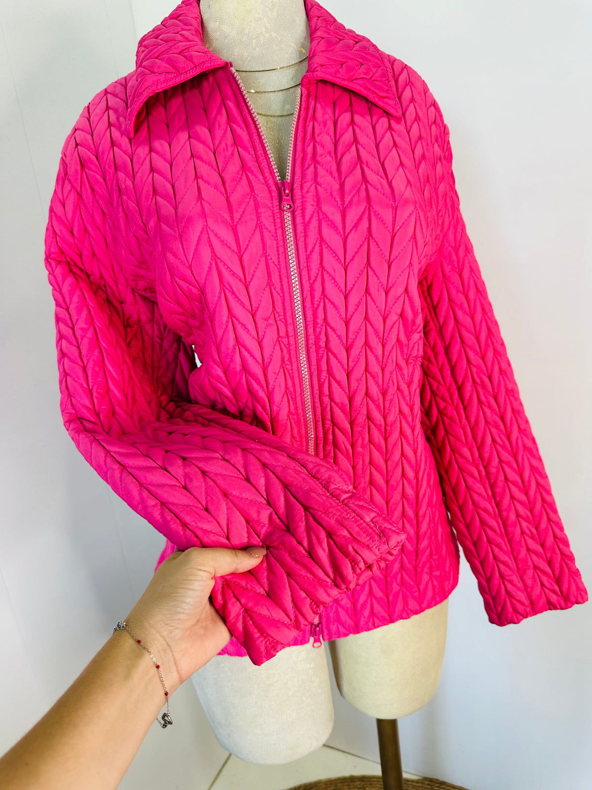 Abrigo fucsia