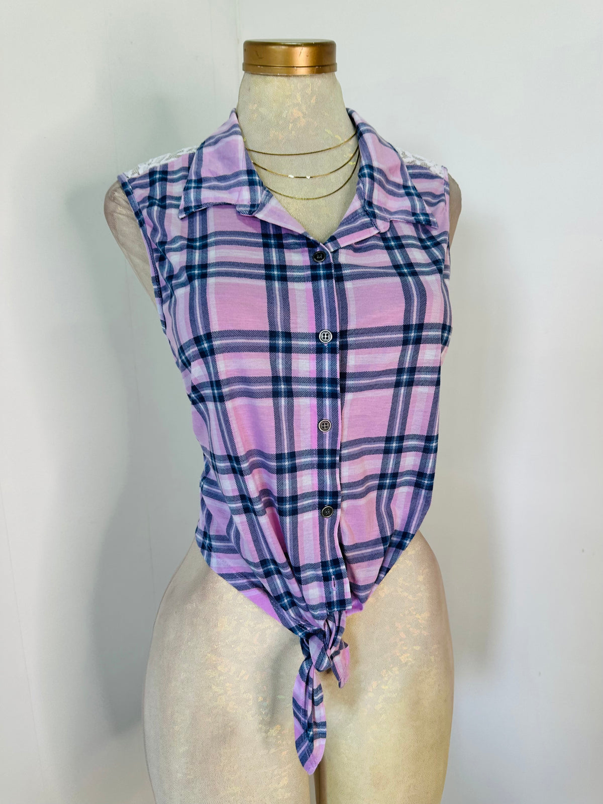 Blusa cuadros